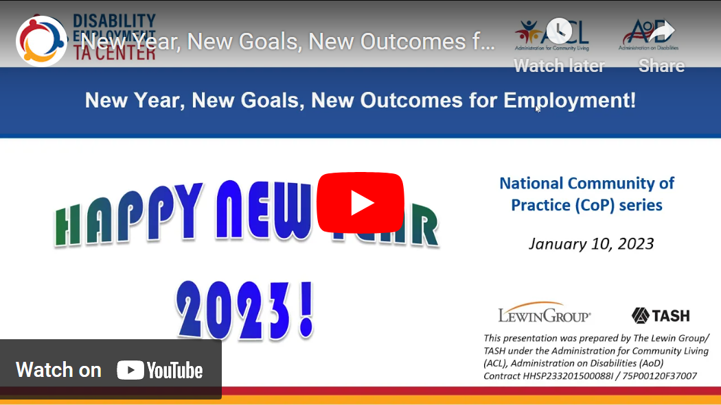 A screen shot of the YouTube thumbnail, which is the title slide of the webinar.
