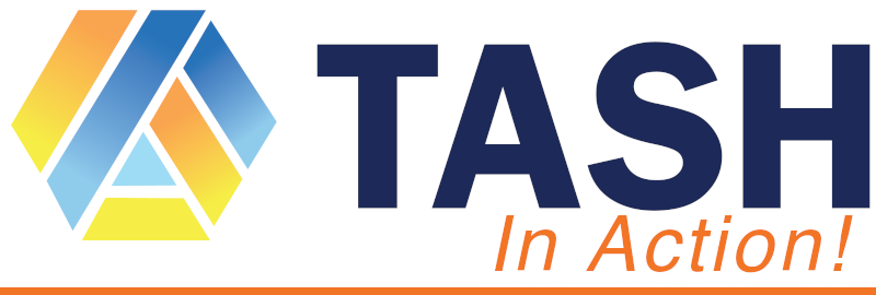 The TASH in Action logo.
